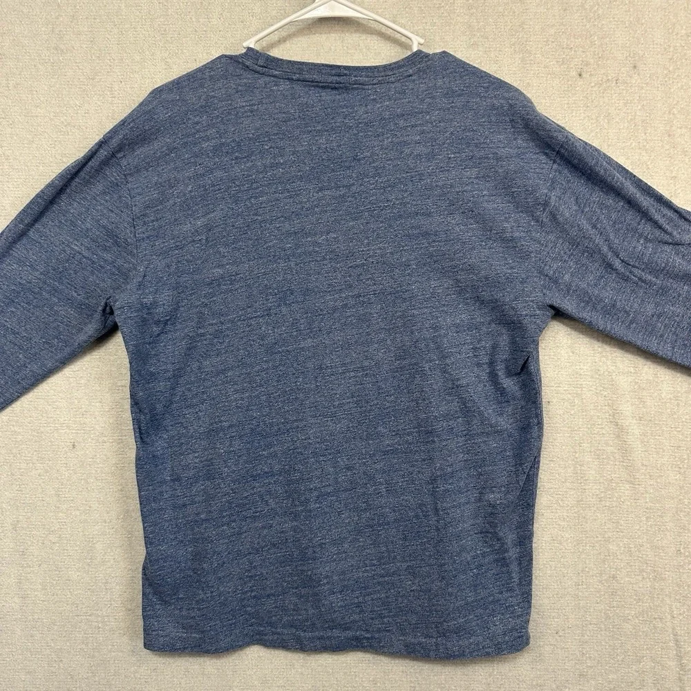 Polo Ralph Lauren Men's Long Sleeve T-Shirt Small Blue W/White Pony Casual‎